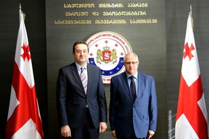 Среща на българския посланик с държавния министър по въпросите на европейската и евроатлантическата интеграция на Грузия